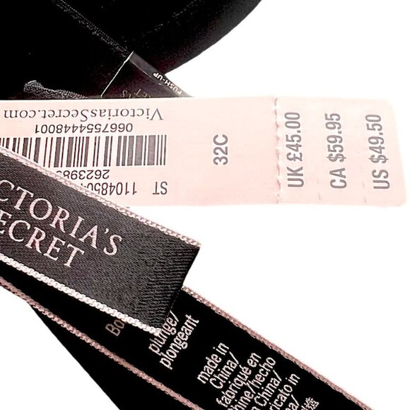 NWT Victoria’s Secret Bombshell Add-2-Cups Smooth Push-Up Bra Leopard Print 32 C - Picture 9 of 9